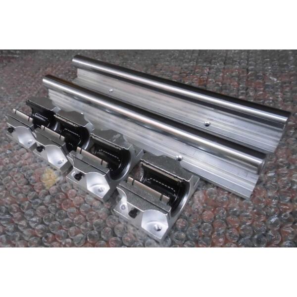 2X TBR16-900mm 16MM FULLY SUPPORTED LINEAR RAIL SHAFT+ 4 TBR16UU Rounter Bearing #1 image