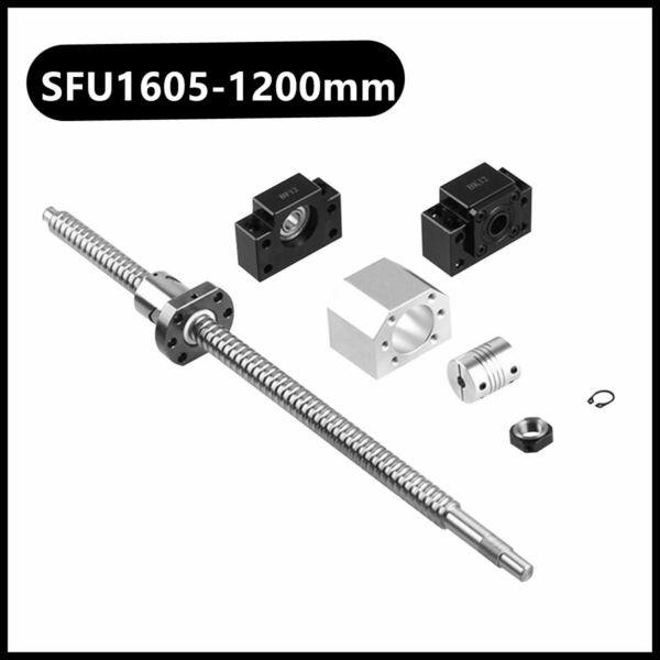 1pc BK12 and 1pc BF12 Ballscrew End Supports For SFU1605 1610 CNC Parts New #1 image