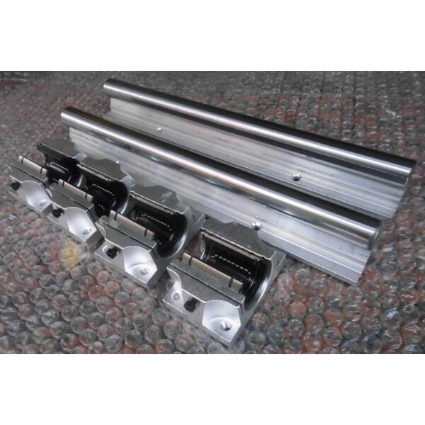 2XTBR20-900mm 20MM FULLY SUPPORTED LINEAR RAIL SHAFT+ 4 TBR20UU Rounter Bearing #1 image