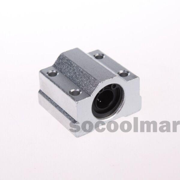 2 PCS SCS16UU (16mm) Metal Linear Ball Bearing Pellow Block Unit FOR CNC SC16UU #1 image