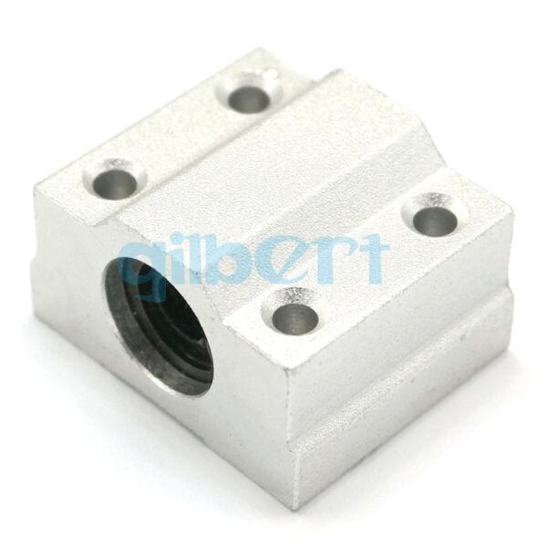 SC6UU SCS6UU (6mm) (2 PCS) Linear Ball Bearing Pellow Block Linear Unit FOR CNC #1 image