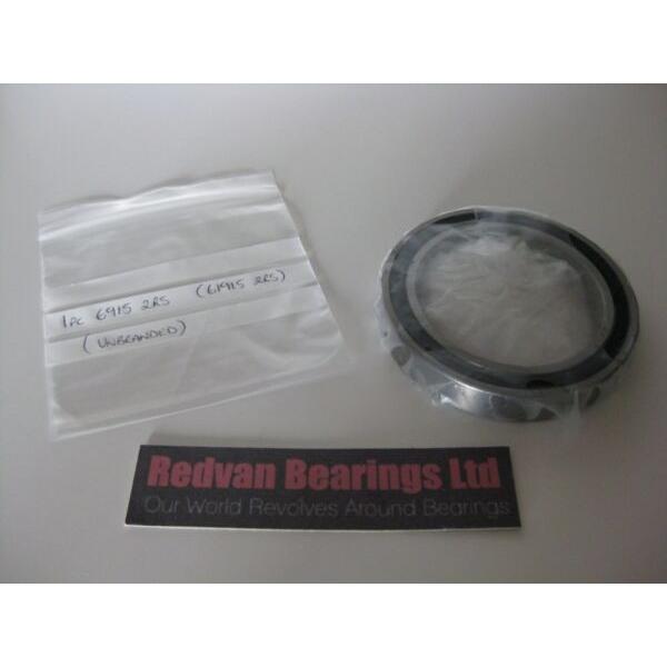 1pc 6915-2RS 6915RS Rubber Sealed Ball Bearing 75 x 105 x 16mm #1 image