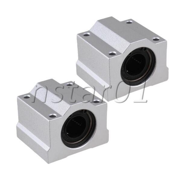 Hilitchi 2Pcs SCS16UU Linear Motion Ball Bearing CNC Slide Bushing (16mm Inner #1 image