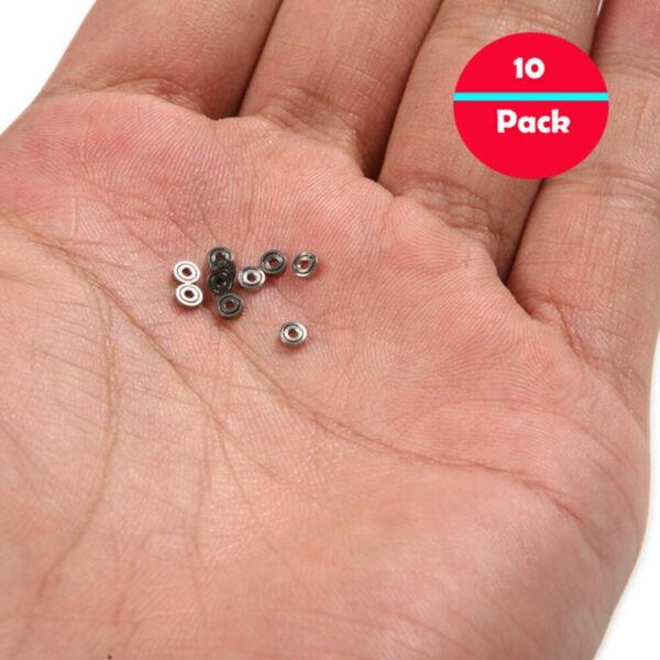 10pcs 681ZZ 681-ZZ 1*3*1 Miniature Bearings ball Mini bearing 1 x 3 x 1mm #1 image