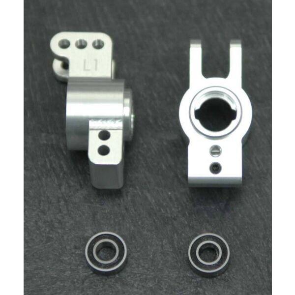 STRC CNC Alu Rear 1 deg. Hub Carriers Outer Bearings STA80104-1S Axial EXO 1/10 #1 image