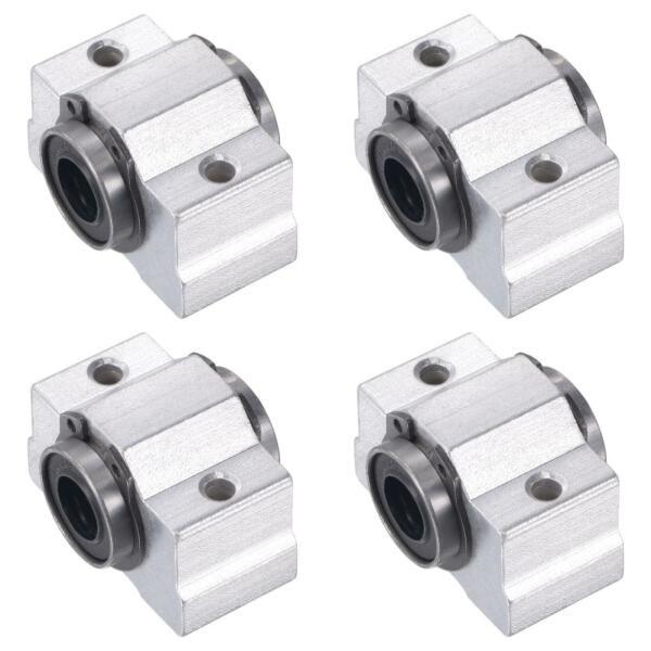 (2 PCS) SCV10UU (10mm) Linear Ball Bearing Pellow Block Unit FOR XYZ CNC SCV10 #1 image