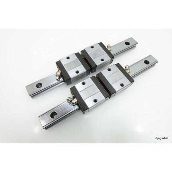 THK LM Guide Used SR20V2UU+220L Linear Bearing 2Rails 4Blocks CNC Route NSK, IKO #1 image