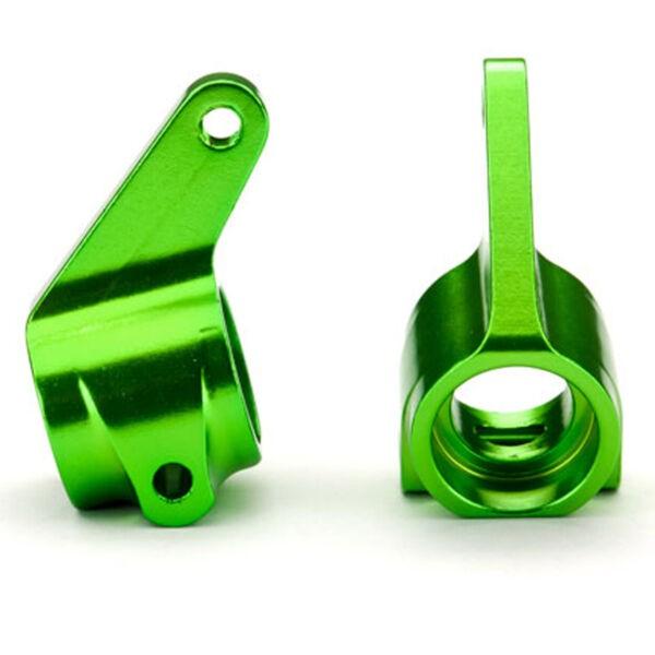 Traxxas 3636G Green CNC Machined Aluminum Steering Blocks With Wheel Bearings #1 image