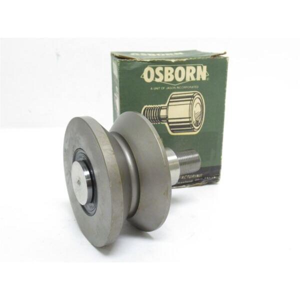 Osborn VLRE-3 1/2 Heavy Duty Load Runner Idler Roller Cam Follower V-Groove #1 image