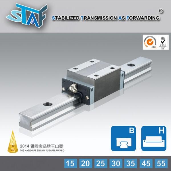 STAF BGXH15BN-2-L820-N-Z0 15Type Linear Guide 820L 2 Rail 4 Block THK/HIWIN Type #1 image