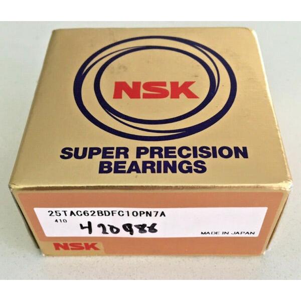 NSK 25TAC62BDFC10 P4 Precision Ball Screw Bearing Matched Set 2 Pair NEW #1 image