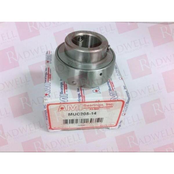 EDT ZY4GC8 7/8 4 bolt composite flange bearing MUC205-14 stainless #1 image