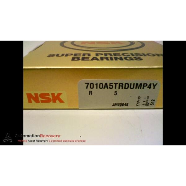 NSK 7010A5TRDUMP4Y SUPER PRECISION BEARING 50MM ID 80MM OD 32MM WIDTH, N #173223 #1 image
