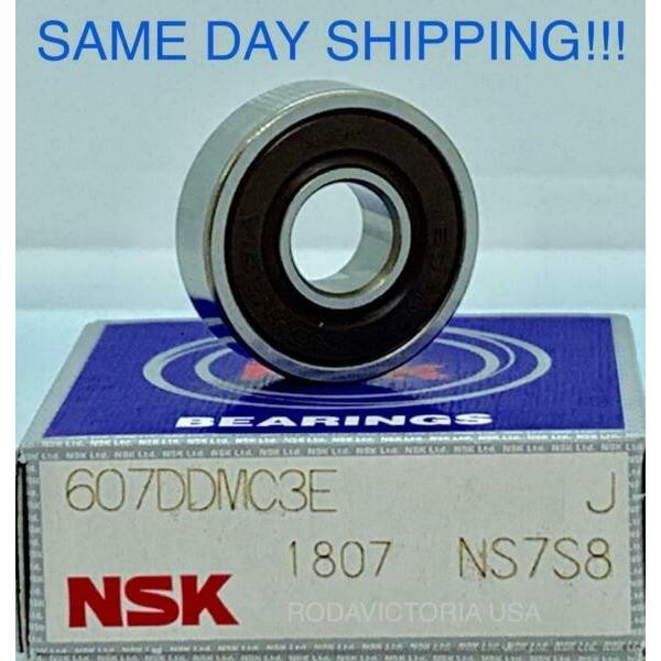 NSK 607DDMC3E Deep Groove Ball Bearing 7x19x9mm ! NEW ! #1 image