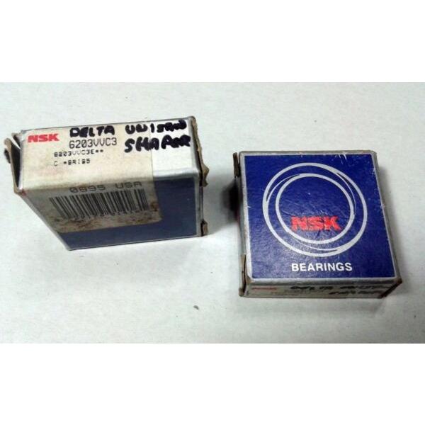 2 boxes of NSK Bearings Model: 6203VVC3/6203VVC3E, (NEW) USA made #1 image