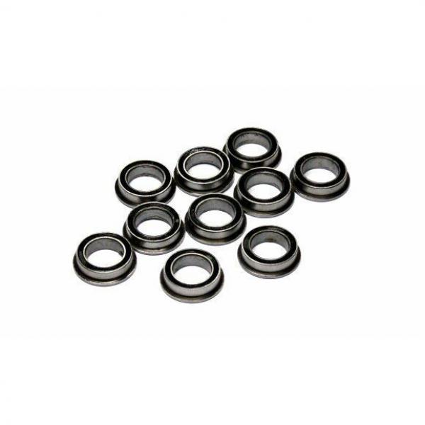 [5Pcs] MF128-2RS (8x12x3.5 mm) Metal Flanged Rubber Sealed Ball Bearing Bearings #1 image
