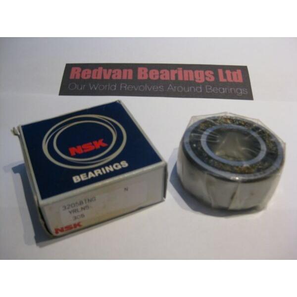 Genuine NSK Double row Angular Contact Bearing with Polyamide cage 3205BTNG #1 image