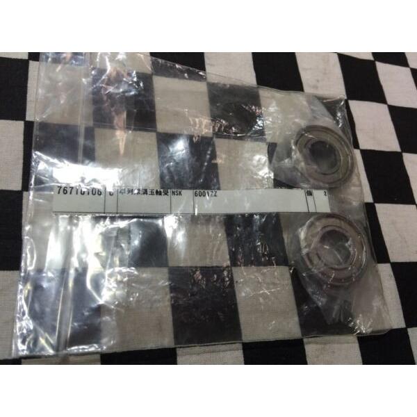 Lot Of 2, NSK Bearing 6001ZZ, 76710106, Shipsameday WITH 2-3 DAYS SHIPPING #1 image