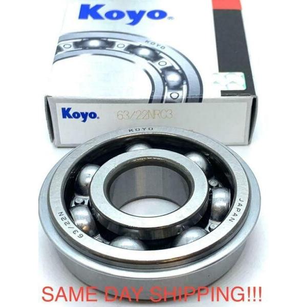 63/22 22x56x16mm Open Unshielded NSK Radial Deep Groove Ball Bearing #1 image