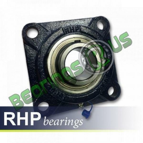 SF40A 40mm Bore NSK RHP 4 Bolt Square Flange Cast Iron Bearing #1 image