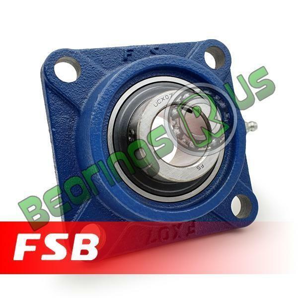 MSF55 55mm Bore NSK RHP 4 Bolt Square Flange Cast Iron Bearing #1 image