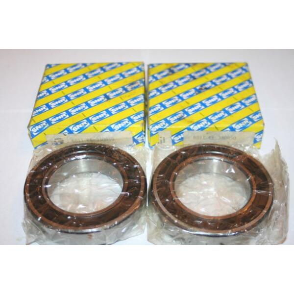 (Lot of 2) SNR 6011.EE.J30.A50 Sealed Deep Groove Bearings * NEW * #1 image