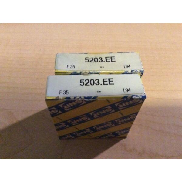 2-SNR-Bearings, #5203.EE,/30day warranty, free shipping #1 image