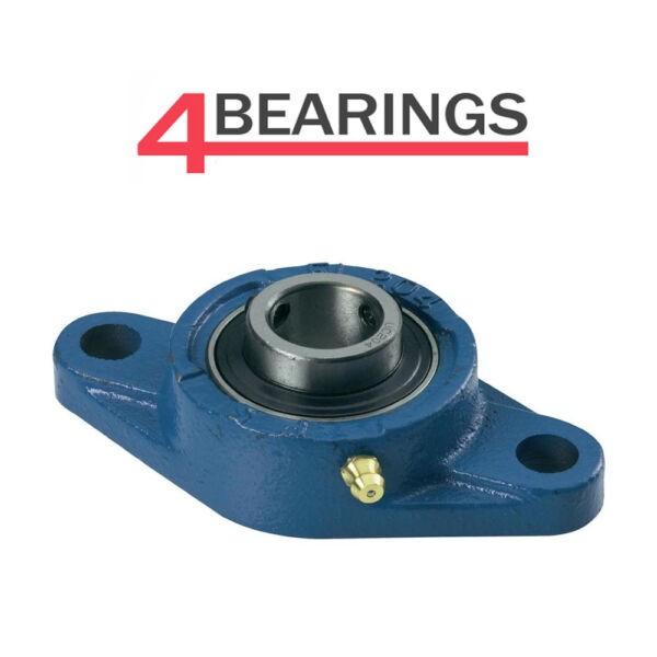 SFT17 17mm Bore NSK RHP Cast Iron Flange Bearing #1 image