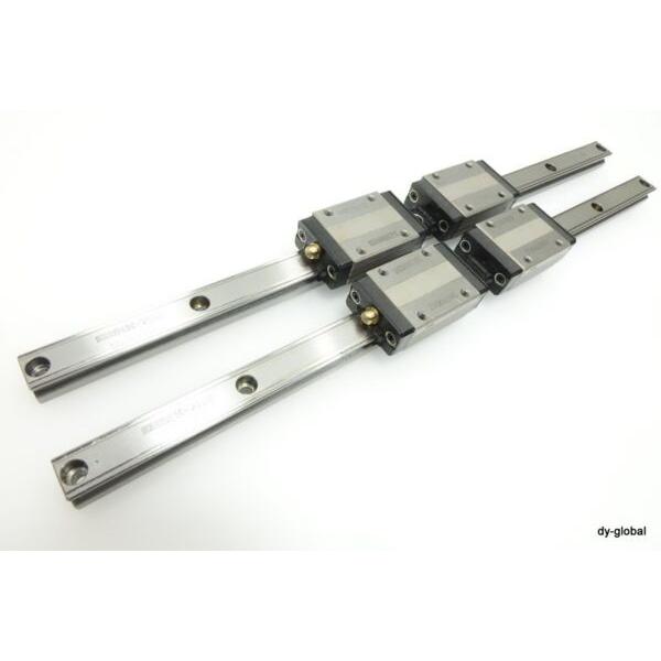 THK Linear Bearing SR15W2UU+370L Used LM Bearing CNC Route 2Rail 4Block LM Guide #1 image