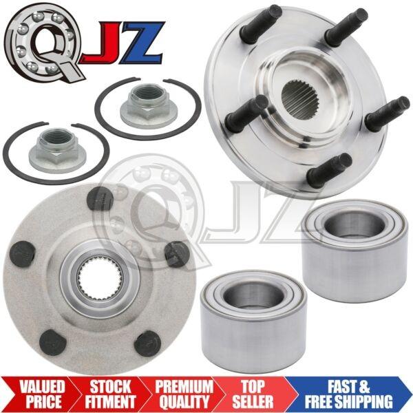 2 New Front Left and Right Wheel Hub Bearing Assembly Pair w/o ABS GMB 799-0176 #1 image