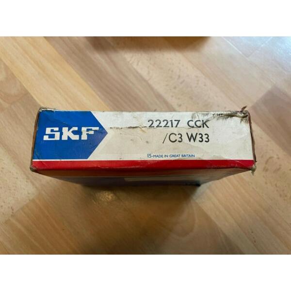 SKF 22217CCK/C3W33 SPHERICAL ROLLER BEARING 22217 NEW CONDITION IN BOX #1 image
