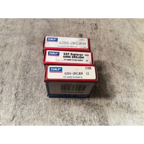 NEW IN BOX SKF 6200-2RSJEM BALL BEARING #1 image