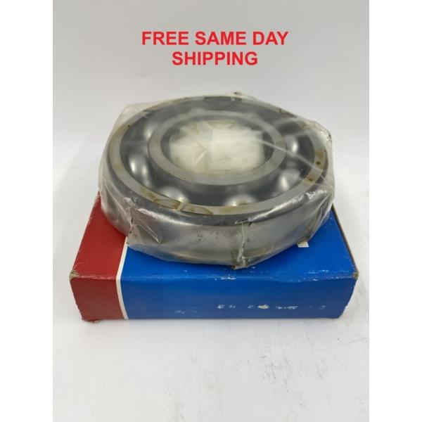 SKF 6312NRJEM Single Row Caged Flanged Ball Bearing NIB Guaranteed Free Shipping #1 image