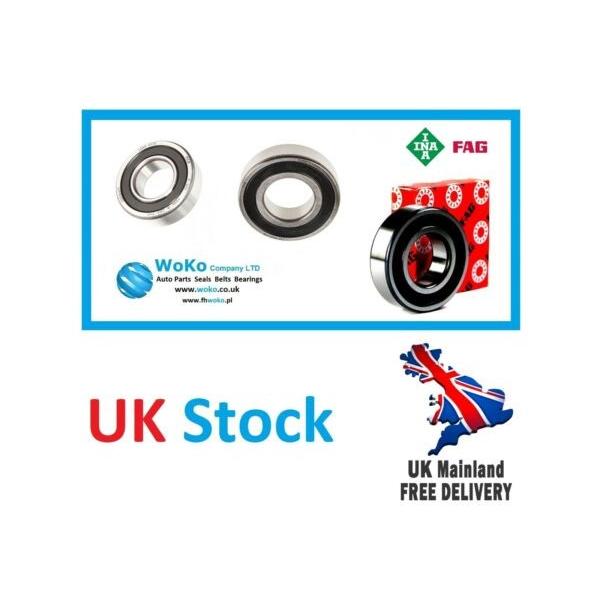 6206 2RS Genuine SKF Bearings 30x62x16 (mm) Sealed Metric Ball Bearing 6206-2RSH #1 image