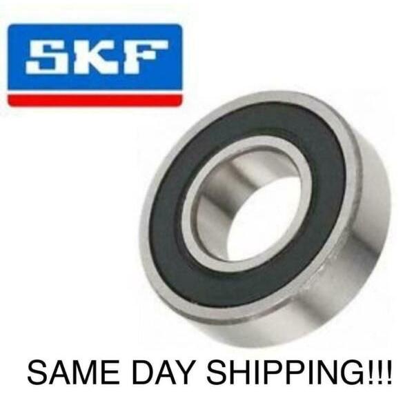 SKF 6202-2RS1 BEARING, FIT C3, DOUBLE SEAL, 15mm x 35mm x 11mm #1 image