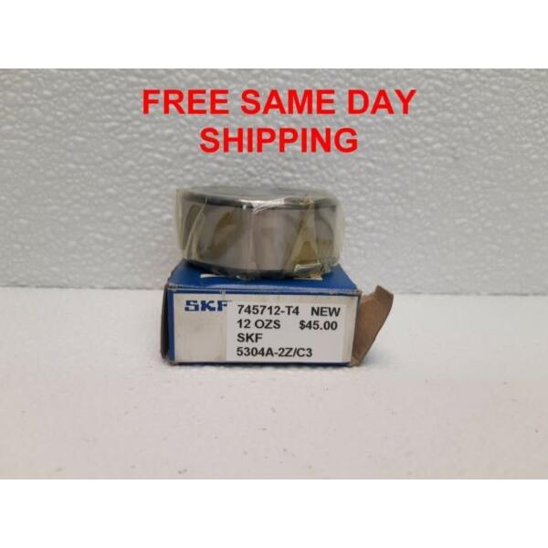 NEW IN BOX SKF 5304A2ZC3 ROLLER BALL BEARING 5304 A-2Z/C3 #1 image