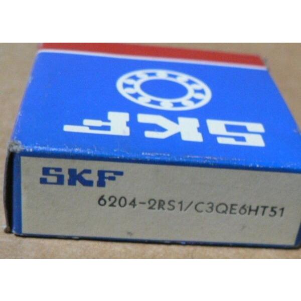 NEW IN BOX SKF 6204-2RS1/C3QE6HT51 BALL BEARING #1 image
