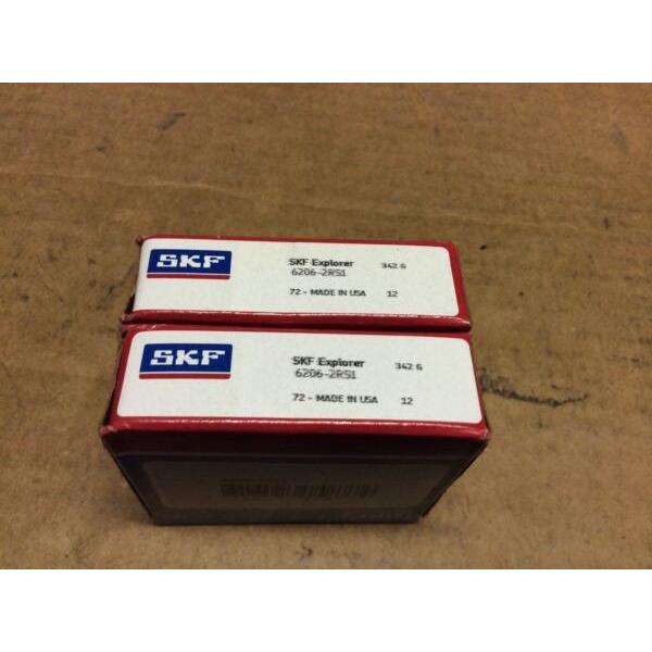 2-SKF,bearings#6206-2RS1,30day warranty, free shipping lower 48! #1 image