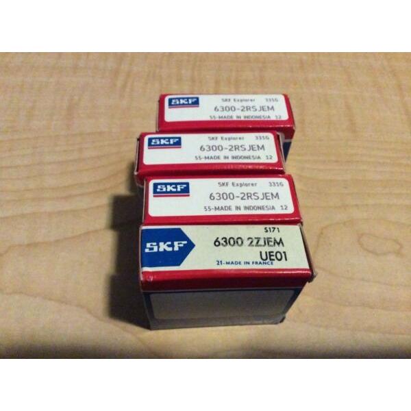 4-SKF ,Bearings#6300-2ZJEM,30day warranty, free shipping lower 48! #1 image