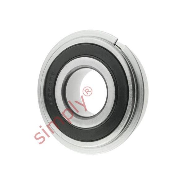SKF 6204-2RSHNR Single Row Ball Bearing with Snap Ring 20x47x14mm ! NEW ! #1 image