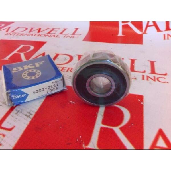 SKF 6302-2RS1/QE6 Shielded Bearing ! NEW ! #1 image