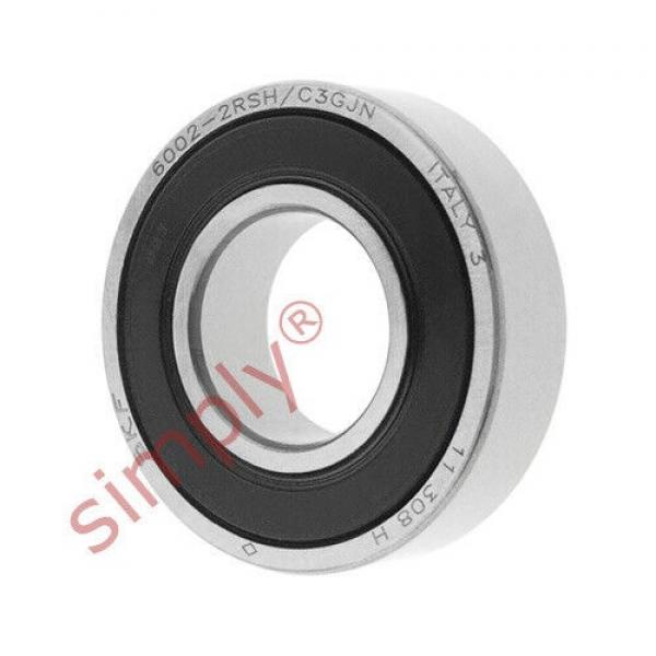 (2) SKF Rubber Sealed Ball Bearing 6002 2RSJEM 60022RSJEM 6002-2RSH/C3GJN New #1 image