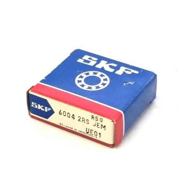 SKF 6004-RSJEM RADIAL DEEP GROOVE OD 42MM ID 20MM WIDTH 12MM, NEW #113582 #1 image