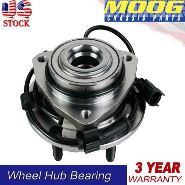 2 New Front Left and Right Wheel Hub Bearing Assembly Pair w/ ABS GMB 725-0086 #1 image