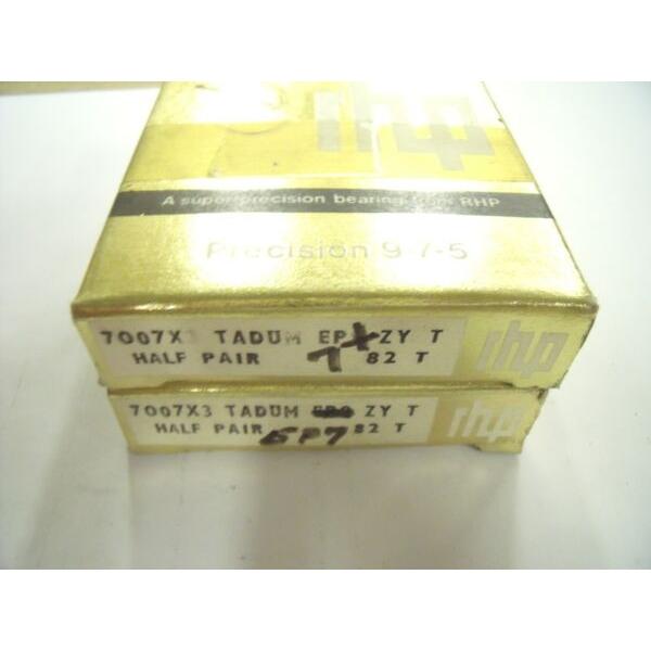 NEW RHP 7007X3TADUMEP7 Single row angular contact ball bearing #1 image