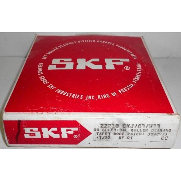 1 NIB SKF 22218 CKJ/C3/W33 SPHERICAL ROLLER BEARING 22218CKJ/C3/W33 #1 image