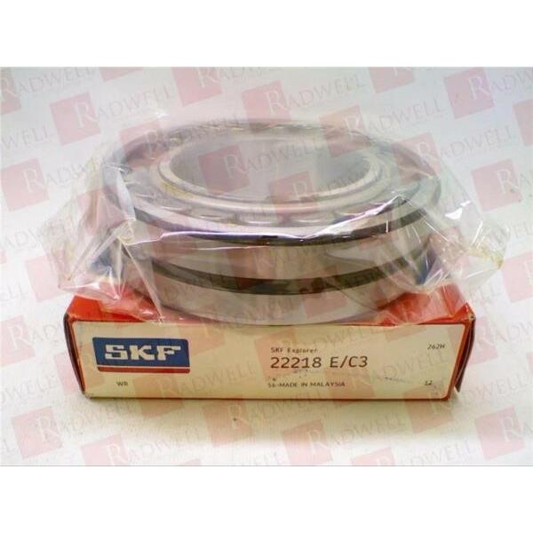 NIB SKF 22218 E/C3 Spherical Roller Bearing 90mm Bore 22218EC3 #1 image