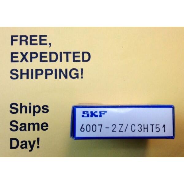 SKF 6007-2Z/C3HT51 (6007 2ZJEM) Ball Bearing; FREE Same Day Expedited Shipping! #1 image