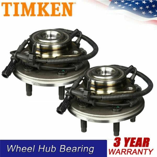 2 New GMB Front Left and Right Wheel Hub Bearing Assembly Pair w/ ABS 725-0235 #1 image