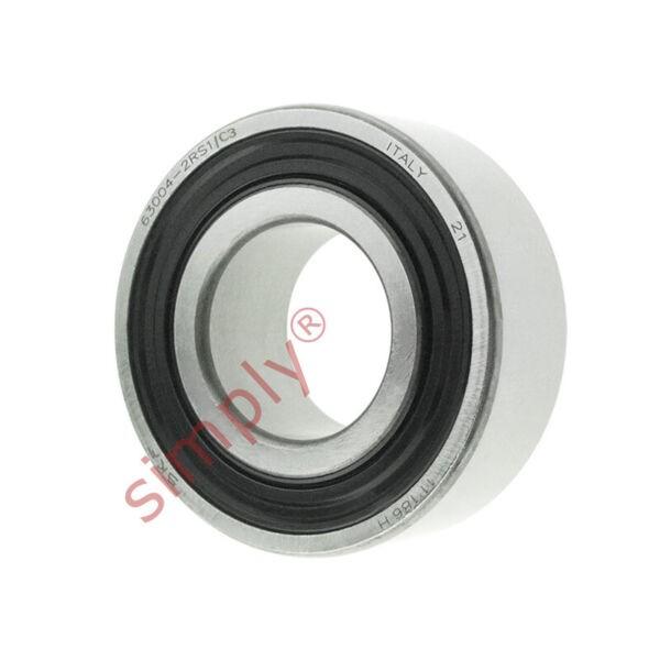 3004-2RS ISO 20x42x16mm  a 19.1 mm Angular contact ball bearings #1 image